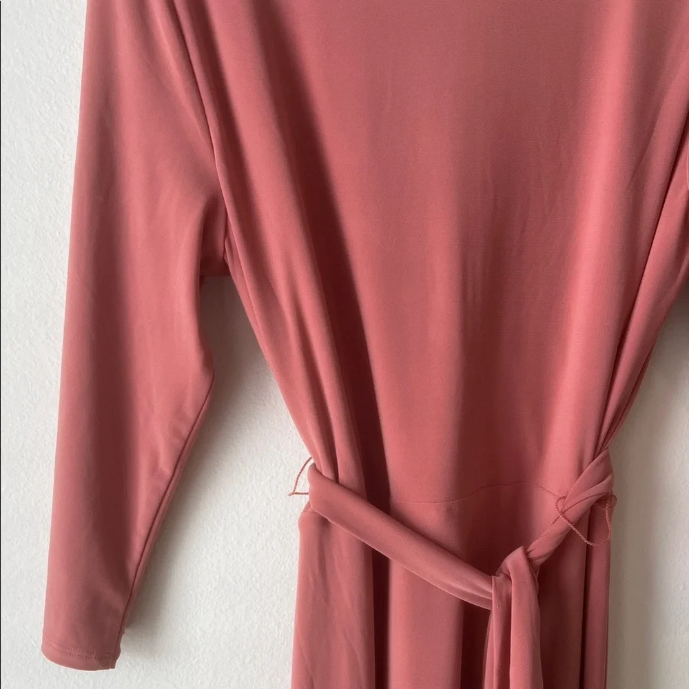 Ralph Lauren Long Sleeve Dress in Dusty Rose - Picture 4 of 5